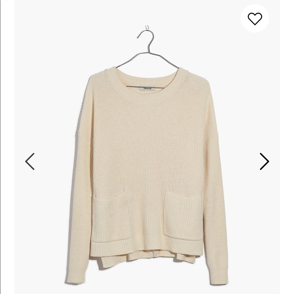 Madewell patch pocket pullover